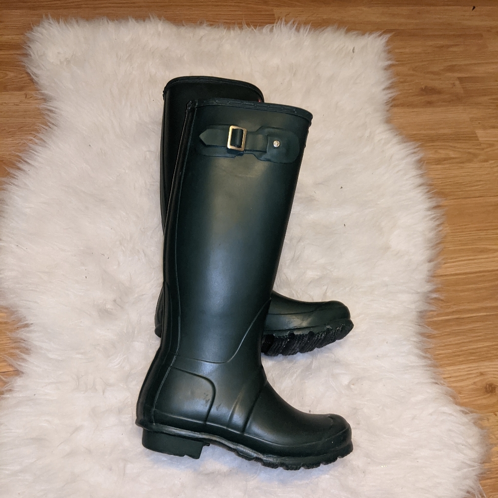 Hunter Original Tall Wellington Boot Forest Green